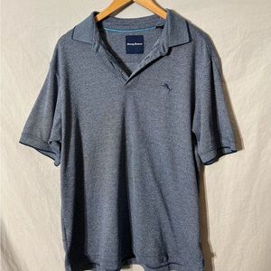 Tommy Bahama Blue Knit Polo for Men